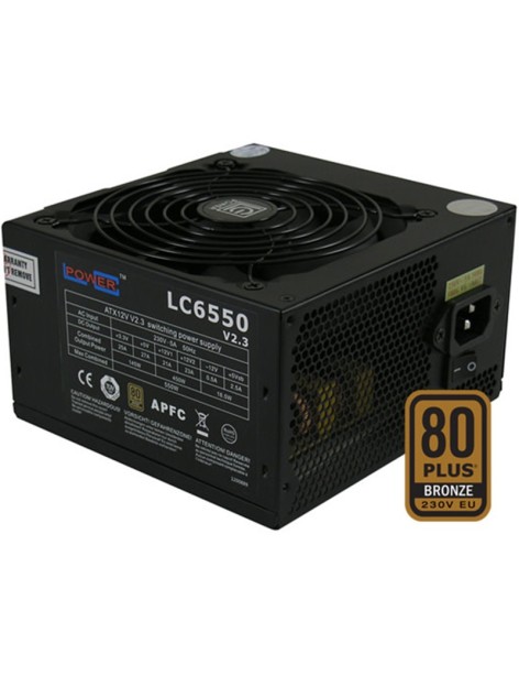 Alimentatore ATX 550W 80 Plus Bronze LC-Power LC6550 Super Silent