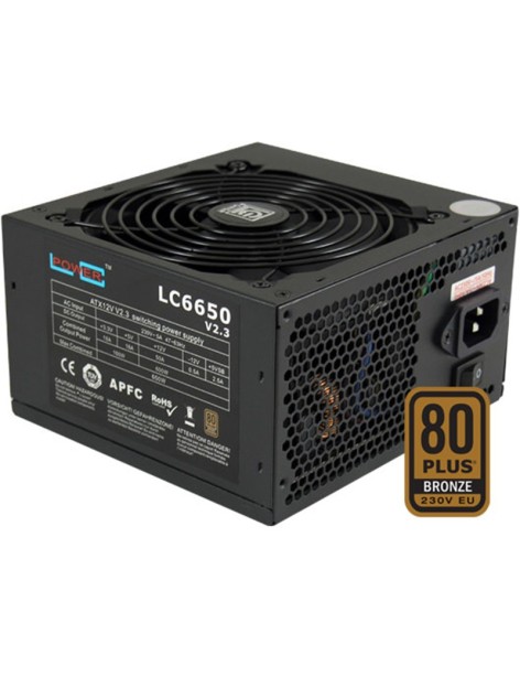 LC-Power Alimentatore ATX 650W 80 Plus Bronze Super Silent LC6650