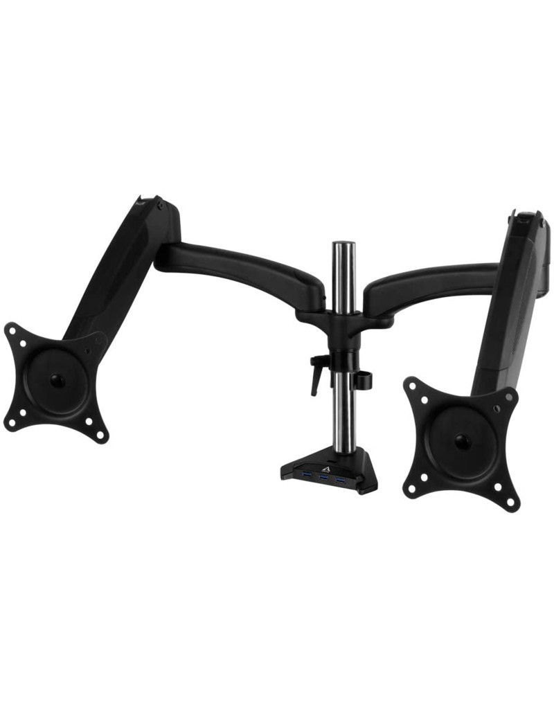 ARCTIC Z2-3D (Gen 3) Supporto Staffa Montaggio VESA Da Tavolo Per Doppio Monitor Fino a 34" + Hub USB 3.0