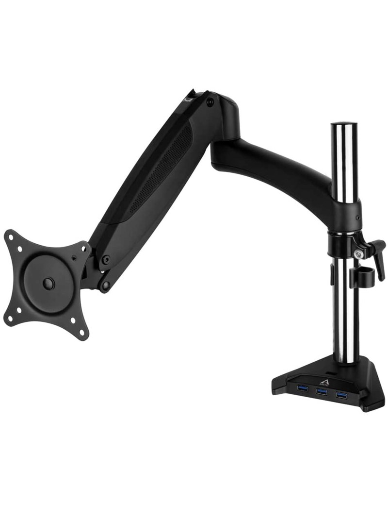 ARCTIC Z1-3D (Gen 3) Supporto Staffa Montaggio VESA Da Tavolo Per Monitor Fino a 34" + Hub USB 3.0