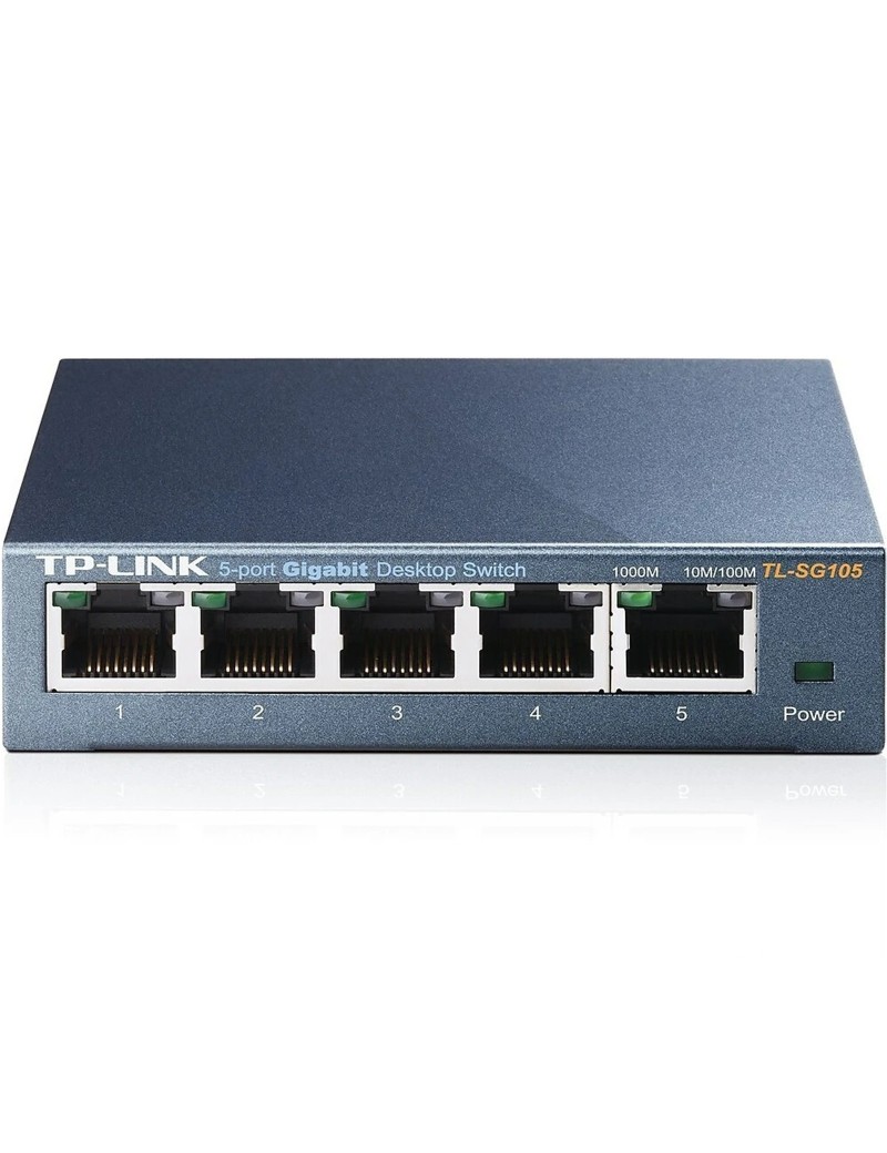 Switch Ethernet 5 Porte RJ45 10/100/1000 Mbps TP-Link TL-SG105