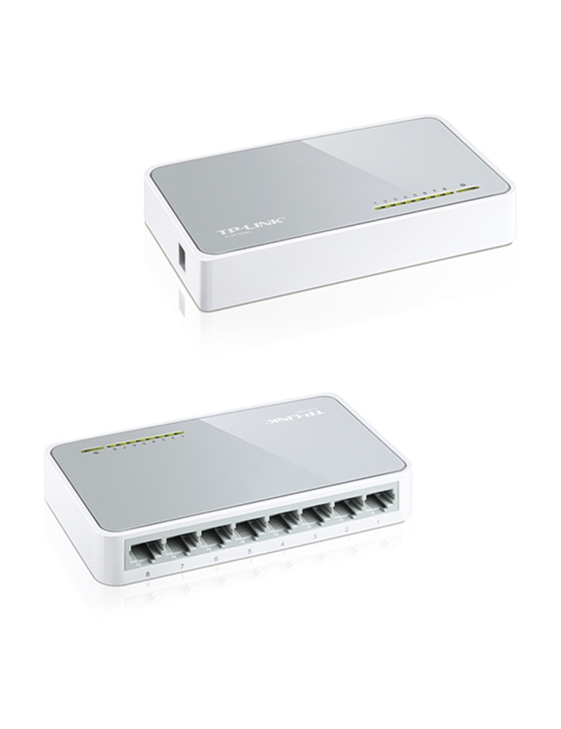 Switch Ethernet 8 Porte RJ45 10/100 Mbps TP-Link TL-SF1008D