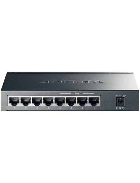 Switch Ethernet 8 Porte RJ45 10/100/1000 Mbps (4 Porte PoE+) TP-Link TL-SG1008P