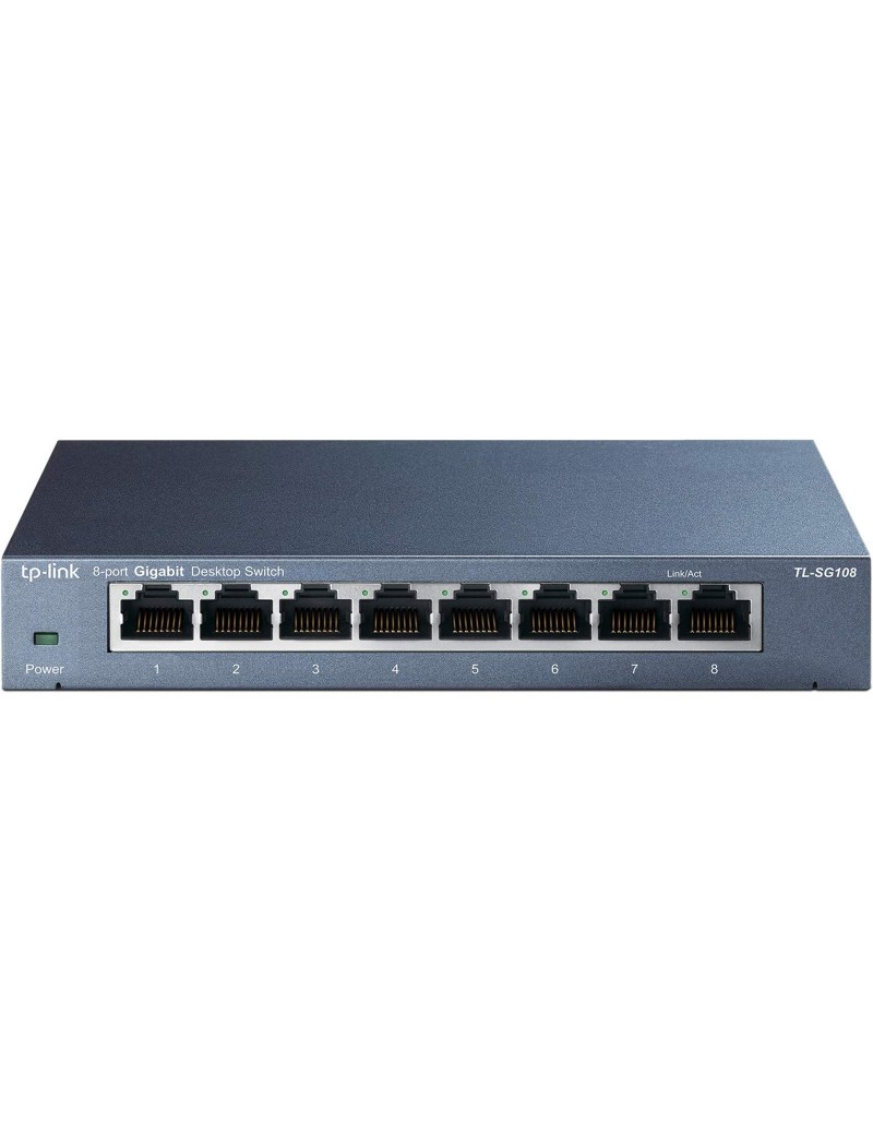 Switch Ethernet 8 Porte RJ45 10/100/1000 Mbps TP-Link TL-SG108