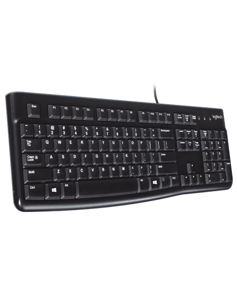 Tastiera USB Logitech K120 Nera Layout Italiano