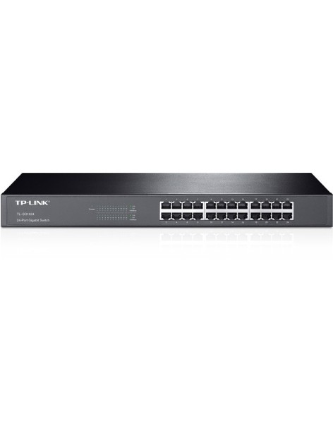 Switch Ethernet 24 Porte RJ45 10/100/1000 Mbps TP-Link TL-SG1024 Rackmount 19"