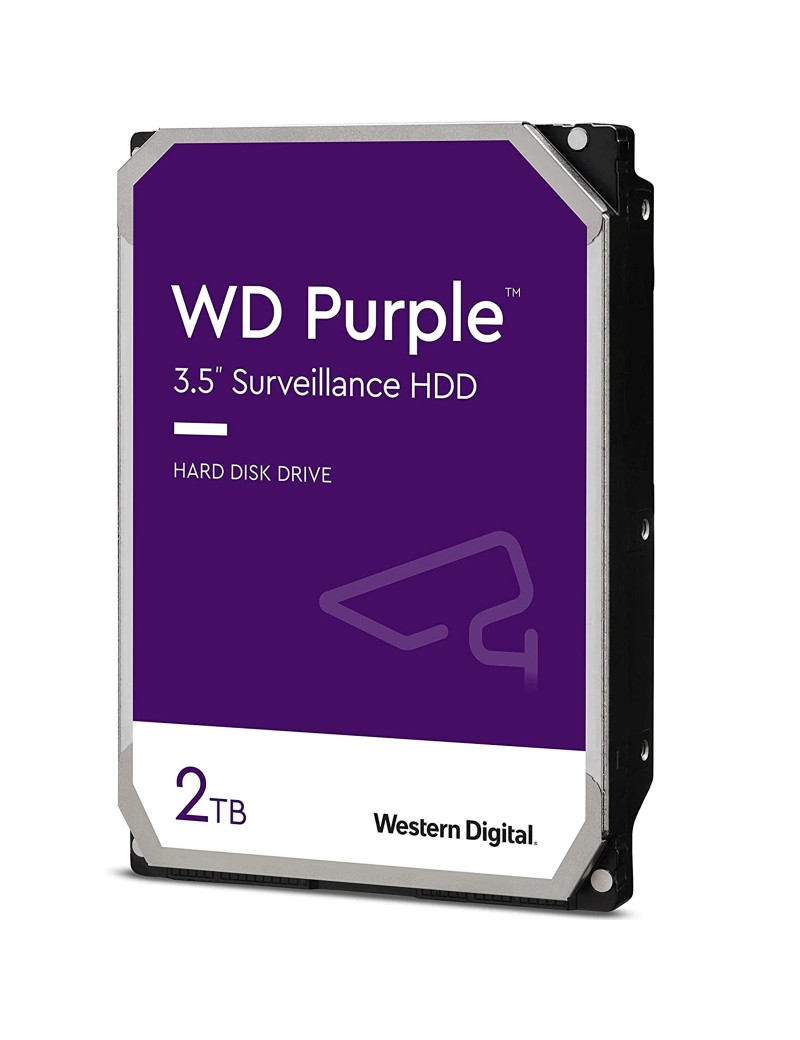Western Digital WD Purple Surveillance Hard Disk 2TB SATA III 3.5" WD22PURZ